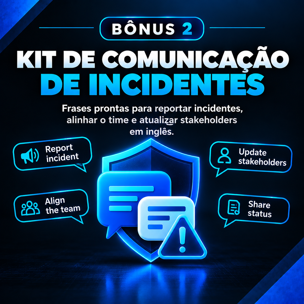 Bônus 2: Kit de Comunicação de Incidentes